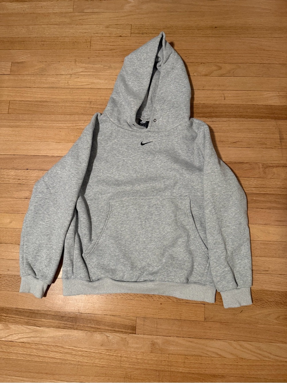 Nike Gray Hoodie with Black Swoosh